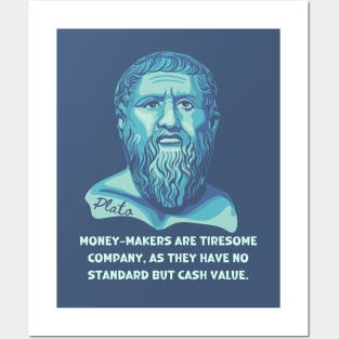 Plato Portrait and Quote Posters and Art